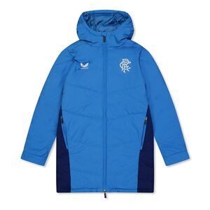 Castore Boys Bench Rangers FC Training Jacket / Blue/Deep Blue